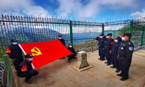 警地共建筑堡垒 强边固防惠民生