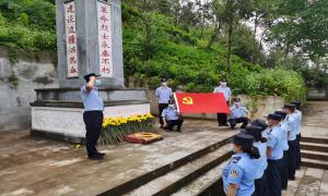 匹河边境派出所党支部开展迎“七一”主题党日活动