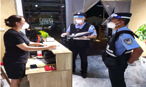 马川子边境派出所持续加大社会面管控推动“百日行动”深入开展