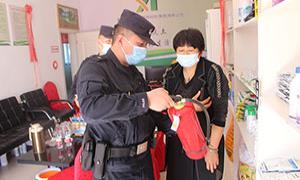 恰合吉边境派出所开展“安全你我他，消防进万家”宣传活动
