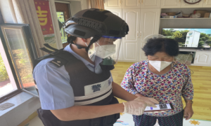月晴边境派出所成功制止一起电信诈骗案