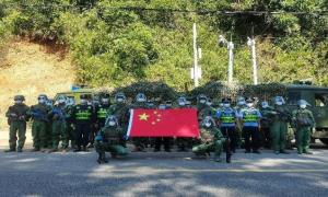 党政军警民联合踏查 保国门安宁月更“圆”