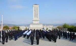 向上边境派出所开展烈士公祭日纪念活动