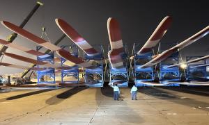 常熟出入境边防检查站助力孟加拉国科巴风电项目船舶出境