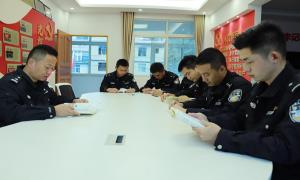 古登边境派出所多项措施扎实开展主题教育读书分享活动