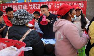 联合宣传进街道 健康无毒齐守护