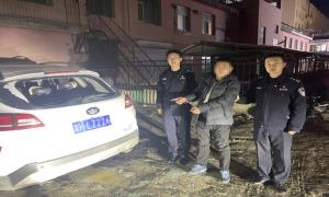 向上边境派出所3小时破获砸车窗盗窃案