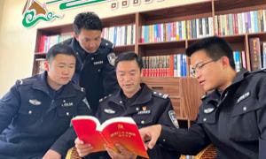 马关出入境边防检查站保良街分站开展主题读书分享活动