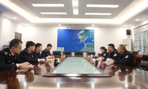 洋浦出入境边防检查站派员到洋浦海事局走访交流