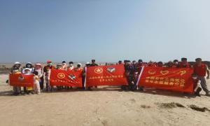 北海机场出入境边防检查站执勤一队开展义务植树活动