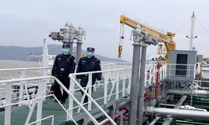 又一艘！宁波象山口岸第二艘新船出口，边检高效助力