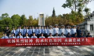 边检、消防共同缅怀英烈 传承红色基因