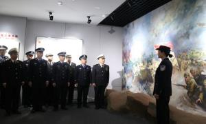 临江出入境边防检查站联合白山海关开展清明节系列活动