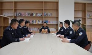 黄骅出入境边防检查站开展党的二十大精神读书分享会