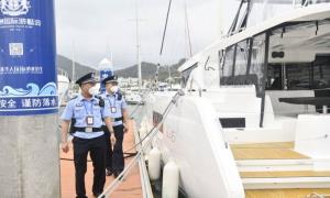 三亚出入境边防检查站全力护航 2023年三亚国际游艇展暨国际酒展