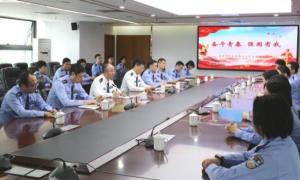 皇岗出入境边防检查站执勤十三队开展纪念五四运动104周年主题党日活动