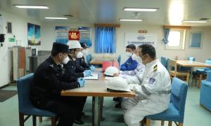 惠州口岸顺利实施联合登临检查