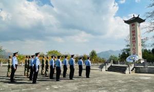 畹町出入境边防检查站卡场分站开展清明系列活动