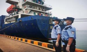 黄骅出入境边防检查站保障黄骅港至俄罗斯远东集装箱航线顺利开通