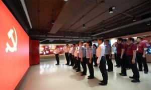 罗湖口岸联检单位四个党支部联合开展党建共建联创活动