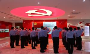 沙头角出入境边防站组织开展迎七一主题党日活动