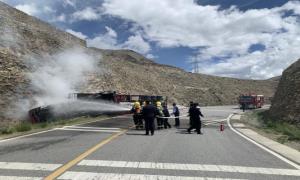 西藏康马移民管理警察火速救援  　　