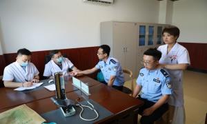 中医义诊送健康暖警心聚警力