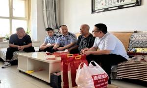 黄骅出入境边防检查站走访慰问驻地老兵