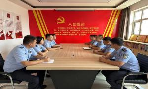 黄骅出入境边防检查站与渤海新区公安分局开展支部共建活动