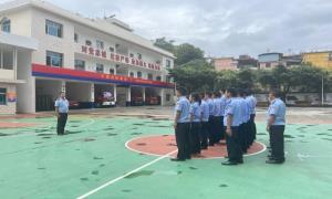 畹町出入境边防检查站畹町片区单位联合畹町消防救援大队开展共建活动