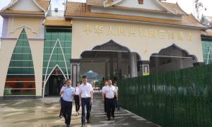 芒海分站与德宏供电局联合开展“八一”主题党日活动