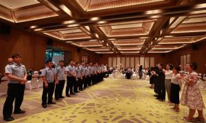 海口出入境边防检查站总站联合驻地举办“七夕寻缘 爱在三亚”主题联谊活动