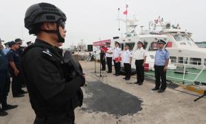 护航亚运！马迹山出入境边防检查站联合涉海部门开展海上巡航执法