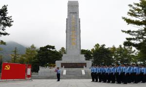 临江边境管理大队开展烈士纪念日活动