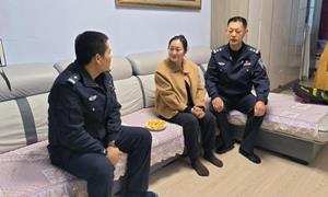 “家访”暖警心 架起“连心桥”