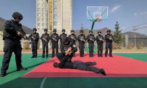 厉兵秣马淬锋芒 实训冶警展飒爽