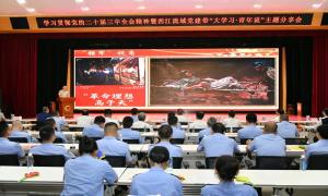 广西边检总站西江流域党建带举办“大学习 青年说”主题分享会