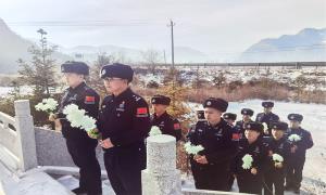 白山绿水祭英魂 鸭绿江畔写忠诚