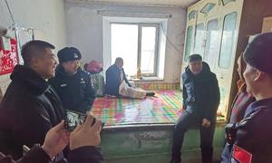 六道沟边境派出所：迎新春 送温暖