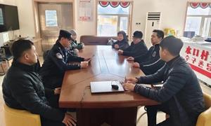 月晴边境派出所深入辖区村委会加强安全防范工作