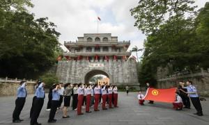 友谊关边境派出所联合友邻单位开展迎五四主题团日活动
