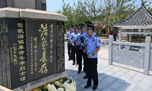 三亚出入境边防检查站开展清明节祭奠英烈系列活动