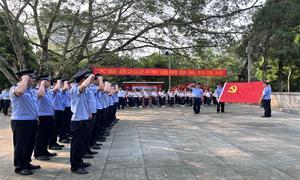 大新边境管理大队开展清明缅怀纪念英烈活动