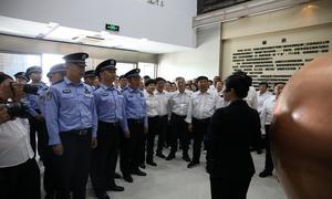 锦州出入境边防检查站组织参观廉政教育基地