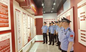 集安边检站青石分站开展党纪学习主题党日活动