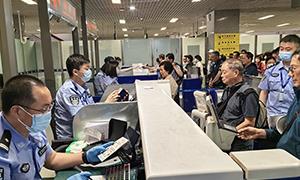 延吉边检站圆满完成延吉至大邱客运航线复航首飞勤务保障任务