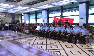 “抗美援朝第一渡”——志愿军后代讲党课