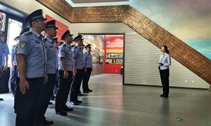 日照警地青年联合开展烈士纪念日纪念活动