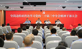 皇岗边检站多形式推动学习贯彻党的二十届三中全会精神