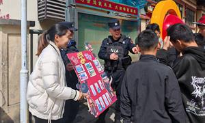 “护苗行动”确保学生新学期入学安全